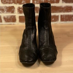 Isabel Marant Snakeskin Black Sock Boots